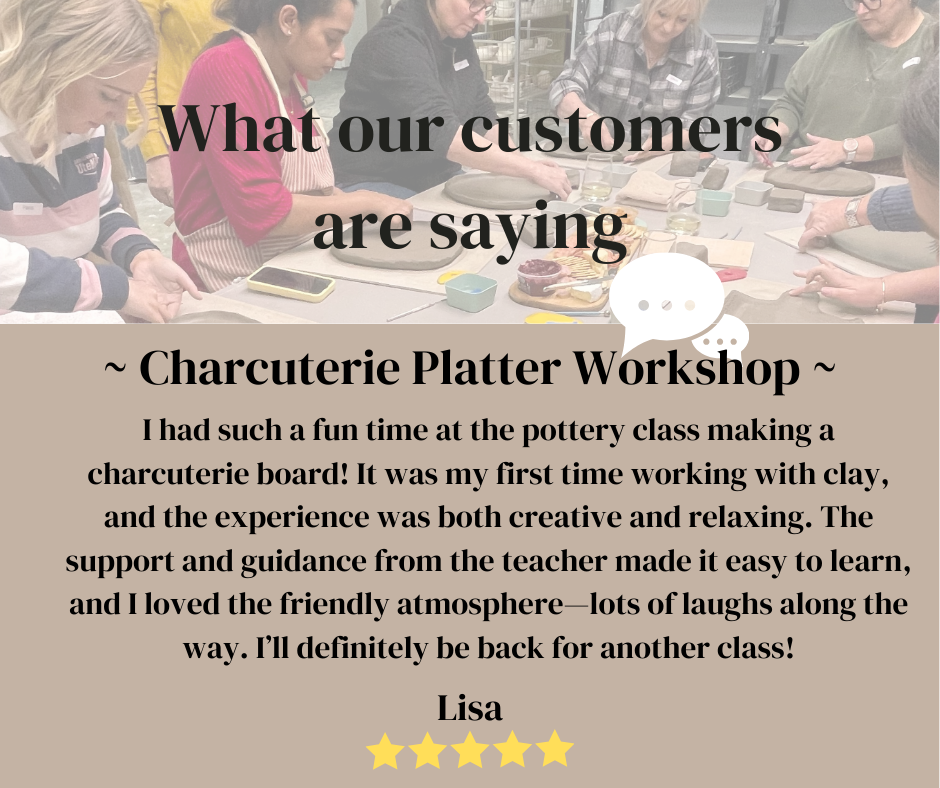 Pottery Charcuterie Platter Workshop - Saturday 15 November
