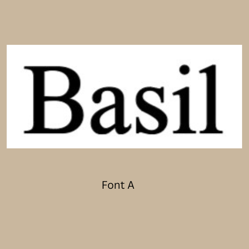 Beldari Pottery - dog bowl font option A