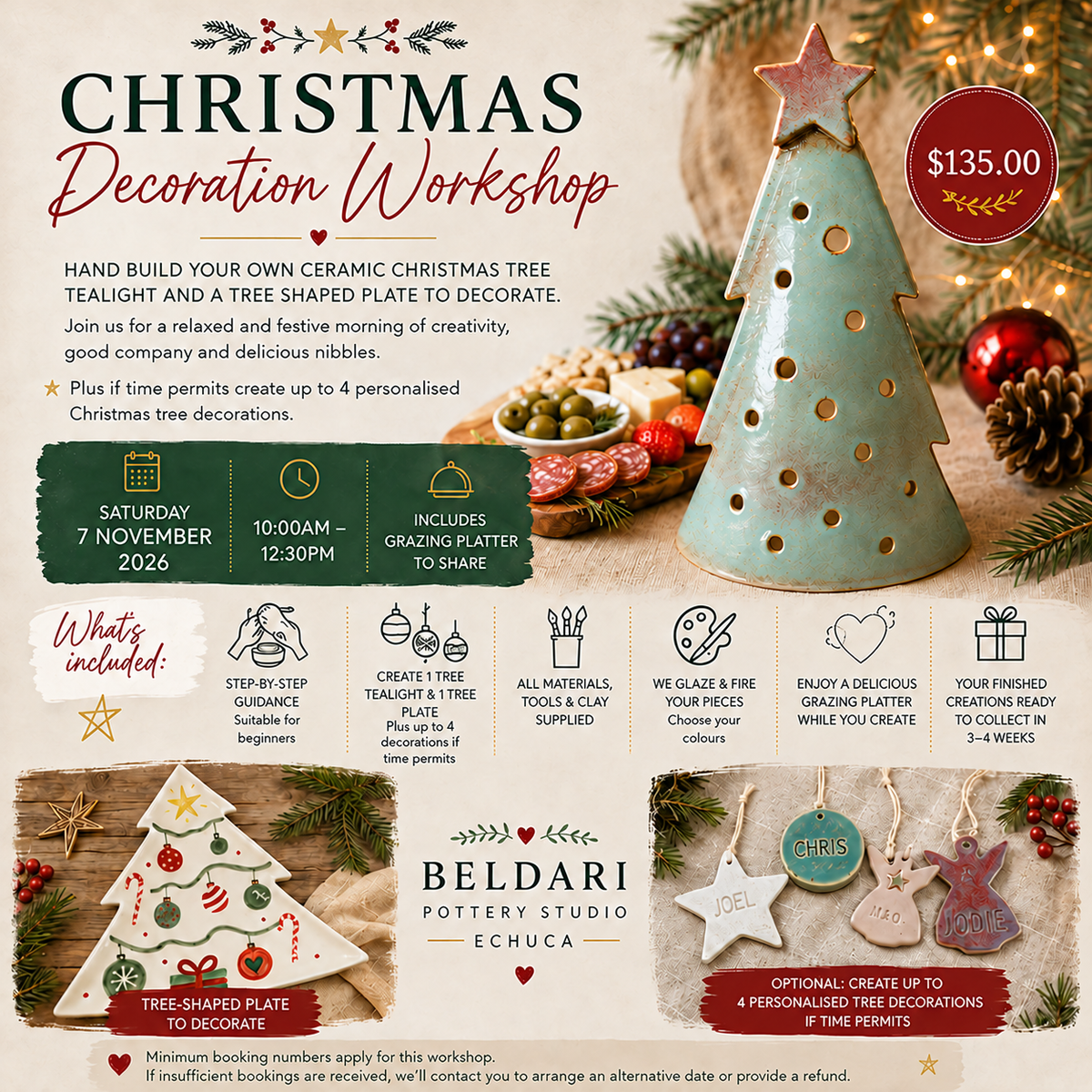 Beldari_Pottery Christmas_Decoration_Workshop