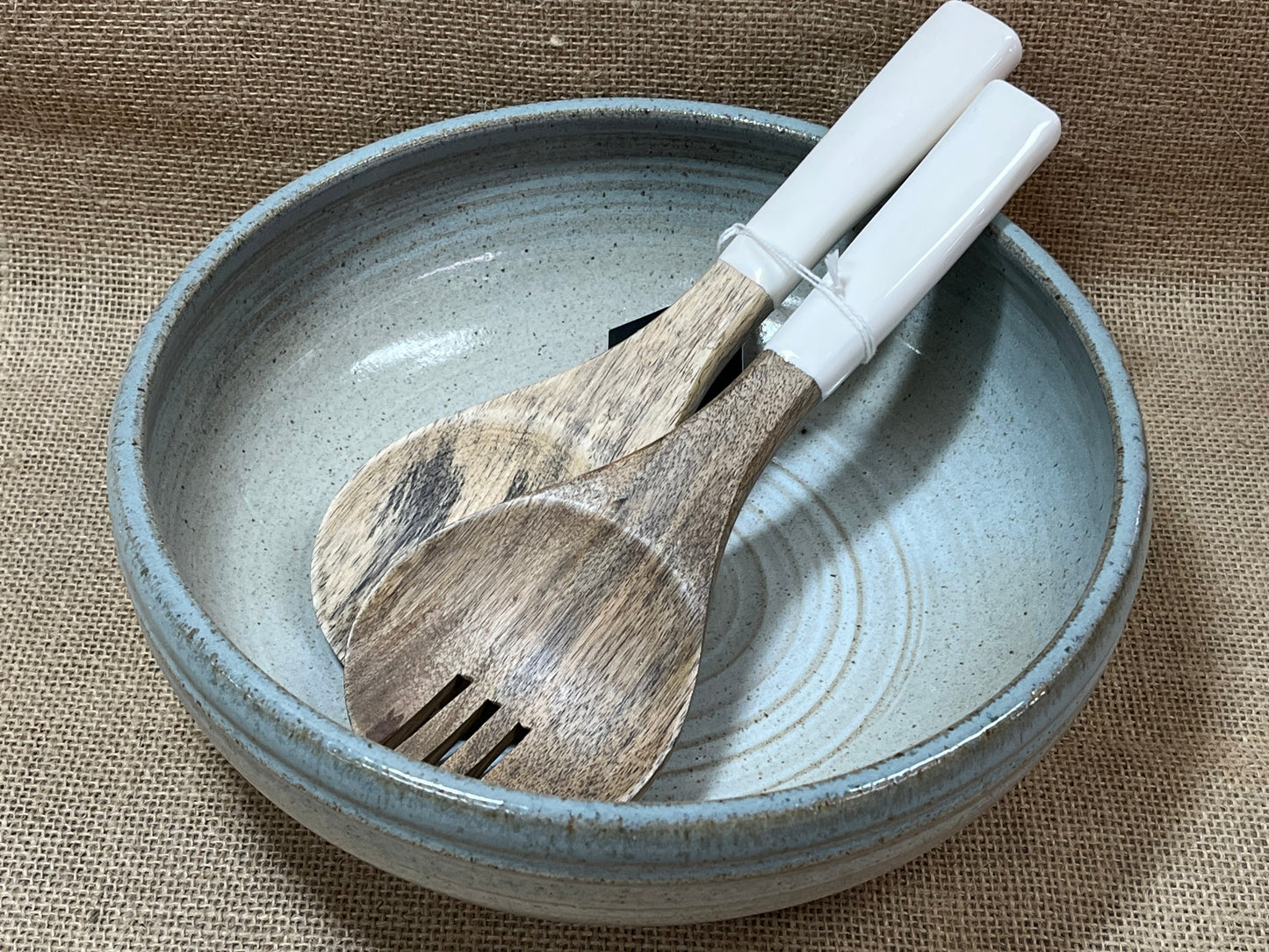 Large Stoneware Salad Bowl