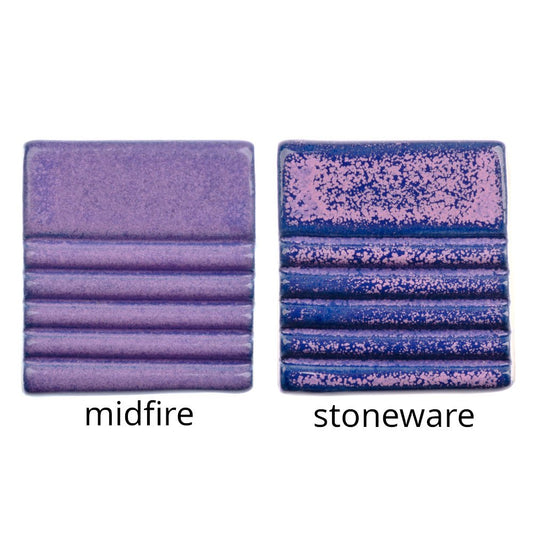Beldari Pottery Walker Ceramics Jacaranda Satin Brushing Glaze