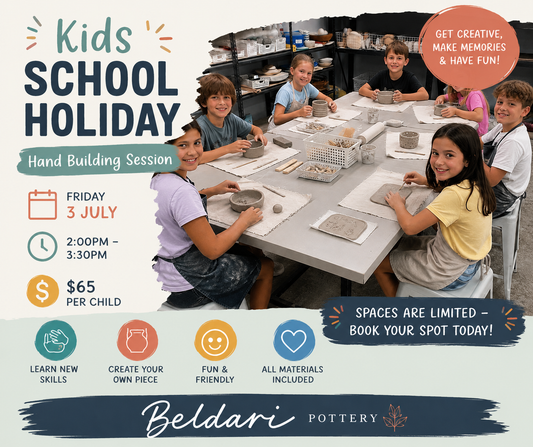School Holiday Fun - Kids Hand Building Session