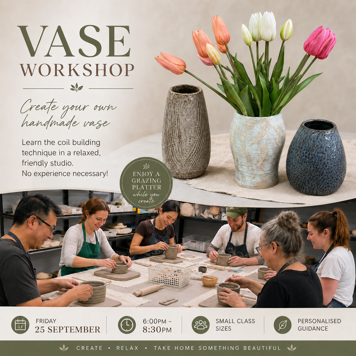 Vase Workshop - Friday 25 September