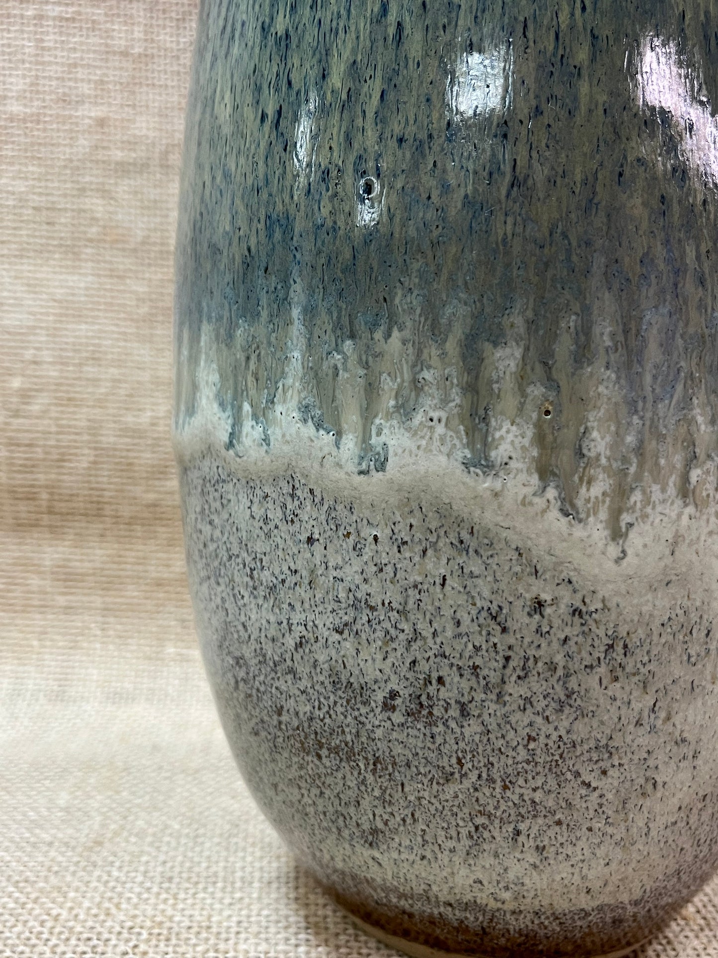 Large Drip Glaze Vase