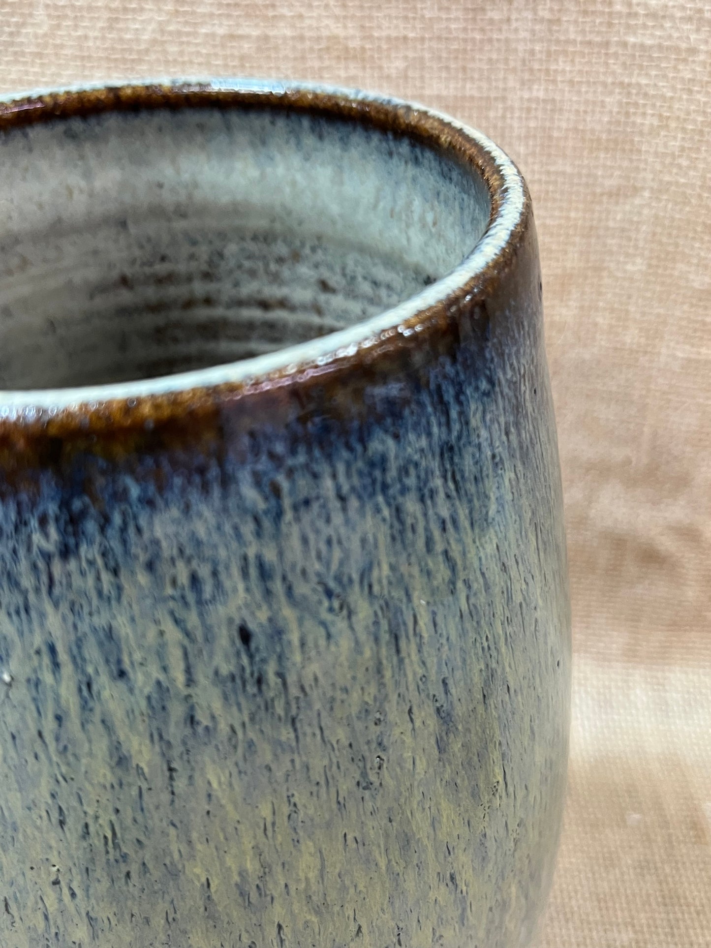 Large Drip Glaze Vase