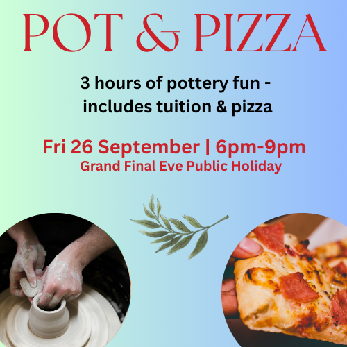 Pot & Pizza Event - Friday 26 September