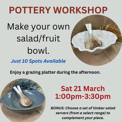 Salad Bowl / Fruit Bowl Workshop - Sat 21 March