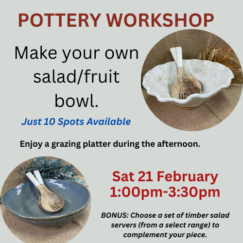 Salad Bowl / Fruit Bowl Workshop - Sat 21 February