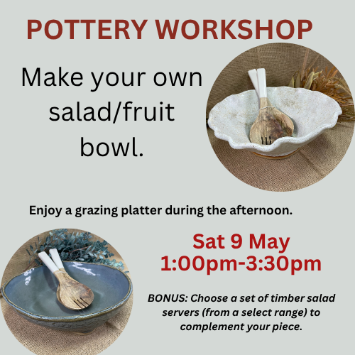 Salad Bowl / Fruit Bowl Workshop - Sat 9 May