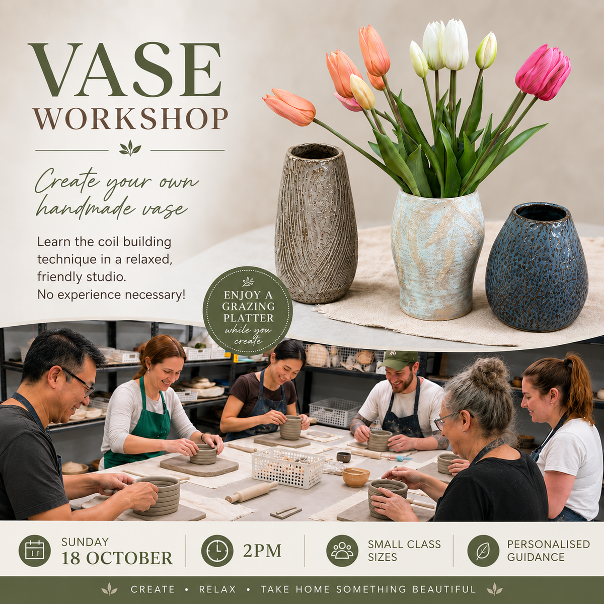 Vase Workshop - Sunday 18 October