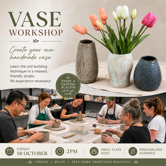Vase Workshop - Sunday 18 October